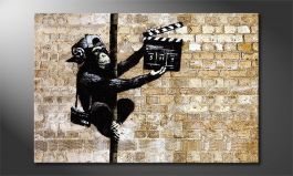 Das Leinwandbild<br>'Banksy No13'